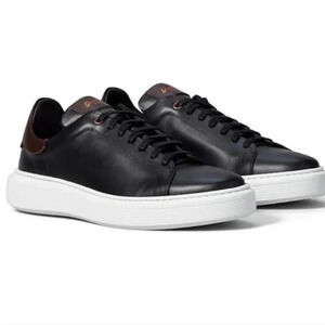 Good man brand made in italy legend London brown black sneakers shoes size 9